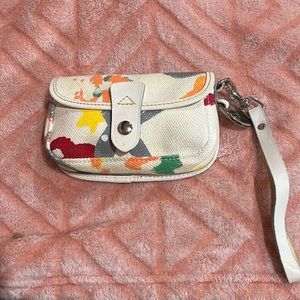 Authentic Dooney and Bourke graffiti wristlet.